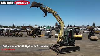 2006 Yanmar SV100 Hydraulic Excavator [upl. by Lolly648]