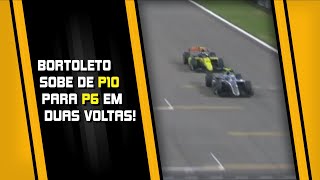 CORRIDAÇA DE GABRIEL BORTOLETO PARA CHEGAR EM P6 ENZO FITTIPALDI FAZ MELHOR VOLTA MAS É P17 [upl. by Stoll]