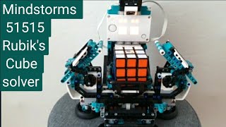 Amazing Rubiks cube solver Mindstorms 51515 von David Gilday IAssemble [upl. by Aldred]