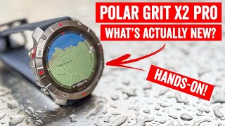 Polar Grit X2 Pro HandsOn Everything Thats New Explained [upl. by Nehgaem892]