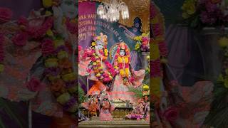 Iskcon New Vrindaban Darshan iskcon radhakrishna shorts [upl. by Metsky]