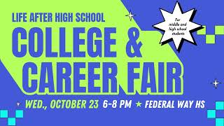 2024 FWPS Life After High School College and Career Fair Explore Your Options [upl. by Xylina]