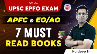 UPSC EPFO APFC EO AO Booklist  Best Books for EPFO  APFC amp EOAO Booklist  Important EPFO Books [upl. by Pitarys]