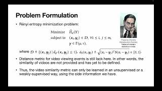 SIGMETRICS24  Shrinking VOD Traffic via RényiEntropic Optimal Transport [upl. by Kamin902]