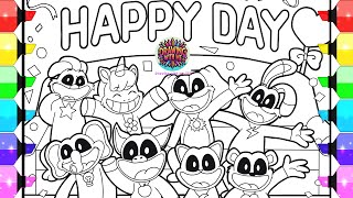 🌈 How to Color POPPY PLAYTIME new coloring page Monsters and Bosses from All Chapters NCS [upl. by Favianus]