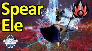 Easy Spear Elementalist Builds for WvW  PvE  GW2 Janthir Wilds [upl. by Yojenitsirk]