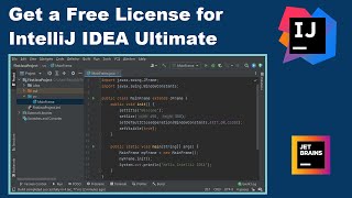 Get a Free License for IntelliJ IDEA Ultimate and all JetBrains Products for Students and Teachers [upl. by Fagaly124]