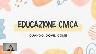 Domanda estratta prova orale concorso docenti scuola primaria  Educazione civica  legge n 922019 [upl. by Renat]