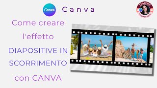 Come creare leffetto DIAPOSITIVE IN SCORRIMENTO con Canva [upl. by Idnahc]