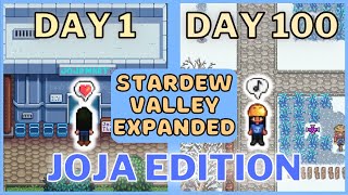 I played 100 days of Stardew Valley Expanded JOJA EDITION [upl. by Rimidalg]