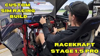 Custom RaceKraft Stage 15 Pro Racing Sim Build [upl. by Nordin551]