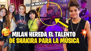 Hijo mayor de SHAKIRA sorprende con su increíble talento para la música y toca la batería 🥁 [upl. by Andrade]