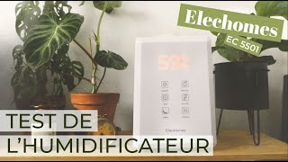 Test et fonctionnement de lhumidificateur Elechomes EC5501  Plantes dinterieur [upl. by Nodnas]