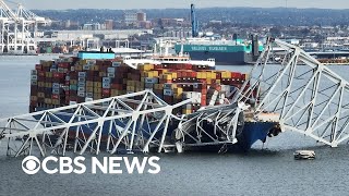 Ship lost propulsion before crashing into Baltimore bridge [upl. by Erdnaet813]