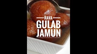 RavaSuji Gulab Jamun RavaSuji Gulab Jamun Nishas Kitchen World [upl. by Diahann]