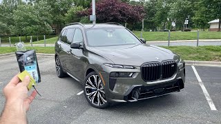 2025 BMW X7 M60i Start Up Exhaust Test Drive Walkaround POV and Review [upl. by Saphra527]