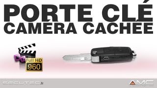 PORTE CLÉ CAMERA CACHÉE HD960P AVEC DÉTECTION DE MOUVEMENT SECUTECFR [upl. by Elsworth619]