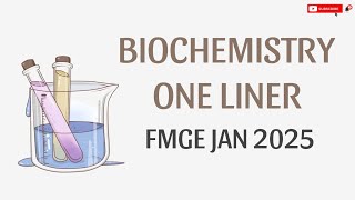 BIOCHEMISTRY EXTRA MILES FMGE [upl. by Ching]