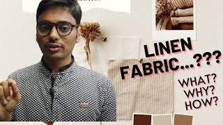 what is linen fabric linen fabric kya hai linen fabric  in hindi [upl. by Novj]