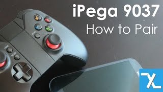 iPega 9037 How to Pair [upl. by Annahvas]