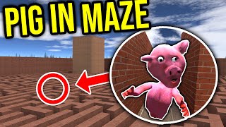 SCARY PIGGY IN MAZE Garrys Mod Nextbot [upl. by Seta146]