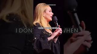 Adele bids emotional and funny farewell at her last Vegas show 😭🤣 shorts adele celebrity [upl. by Vanda149]