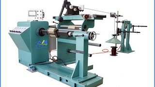 transformer automatic coil winding machine [upl. by Tallbot]