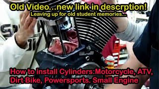 USE NEW VIDEO LINK IN DESCRIPTION How to install piston cylinder trick method Harley SampS Revtech [upl. by Lucine184]