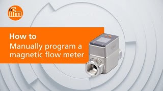 How to manually program a magnetic flow meter [upl. by Ibbed344]