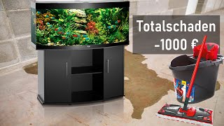 Juwel Rio 450 Liter Aquarium ausgelaufen  1000€ Wasserschaden [upl. by Chickie]