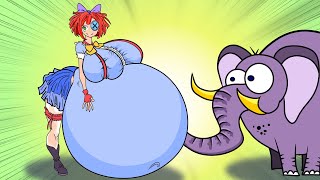 Inflation Time a Big Belly Balloon You Wont Believe the Amazing Digital Circus Funny cartoon [upl. by Caro]