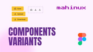 Components amp Variants Part 1 ⚡  Introduction to Figma Components amp Variants বাংলায় ফিগমা [upl. by Ennairod]