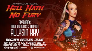 Allysin Kay vs Nicole Savoy  AAW Womens Title Match  AAW Hell Hath No Fury 2021 [upl. by Analem]