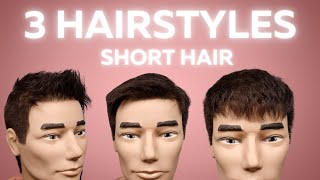 The BEST Hairstyles for Short Hair  TheSalonGuy [upl. by Eihtak136]