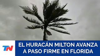 EEUU EN ALERTA Milton se degrada a categoría 4 y Florida llama a evacuar ante llegada de huracán [upl. by Zack]