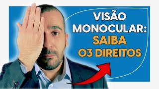 Visão monocular é deficiência Nova lei MUDA TUDO • Dr Gustavo Bonfadini [upl. by Moonier]