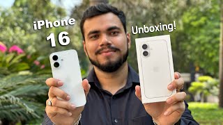 iPhone 16 Unboxing on Launch Day 🔥  iPhone 16 Quick Review in HINDI HINDI [upl. by Peisch]