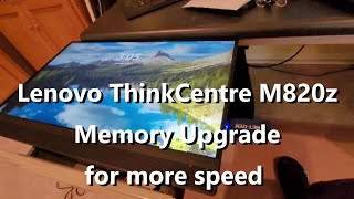 Lenovo ThinkCentre Memory M820z Memory Upgrade [upl. by Enneirda]