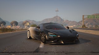 GTA 5 McLaren 720S my custom realistic handling [upl. by Rahm]