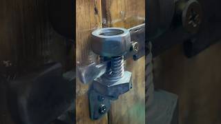 Simple idea with gate latch lock  mechanism lock  DIY  Craft metal  New design [upl. by Shiri]