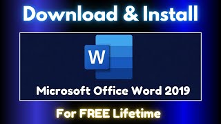 How to Download amp Install Microsoft Office Word 2019 For FREE Lifetime [upl. by Suhsoj]