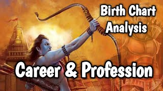 Birth Chart analysis for Career amp Profession II Example Chart [upl. by Bandeen]