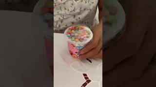 Yogurt with Choco nips shorts new food subscribe cooking [upl. by Haimaj]