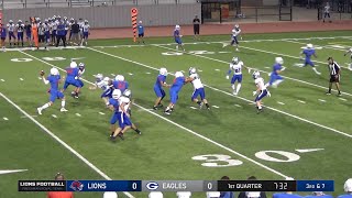 Leander Lions Freshman Royal Team vs Georgetown Eagles [upl. by Hgielyk547]