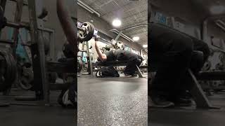 300 lbs bench press for the worlds slowest single [upl. by Dimitris640]