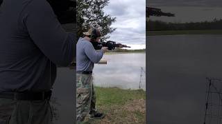 Carbon Fiber Barrel Testing shorts shooting building barrel New 556 [upl. by Nerrual]