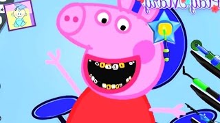 Peppa Pig  Five Little Piggies Backwards Clip  Games for Kids From Baby Teacher [upl. by Flanders814]