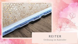 Reiter für meinen DIY Kalender  bullet journal [upl. by Okiruy]