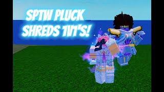 YBA Sptw Pluck Shreds 1v1s [upl. by Nalniuq]