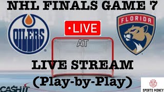 NHL Stanley Cup Finals  Edmonton Oilers  Florida Panthers Game 7 LIVE PlaybyPlay Stream 062424 [upl. by Khan]